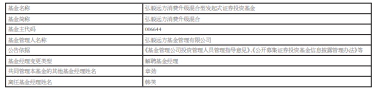 弘毅远方消费升级混合韩笑离任章劲管理 年内跌约14%