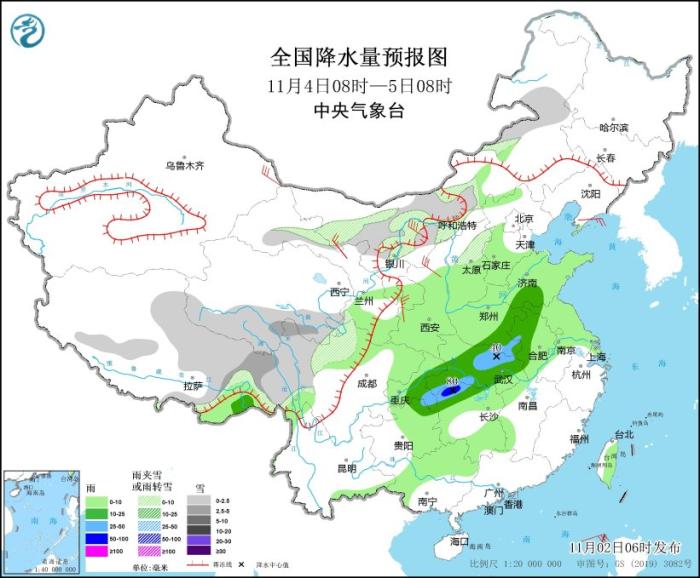 2日夜间起华北霾减弱消散 冷空气影响我国北方大部地区