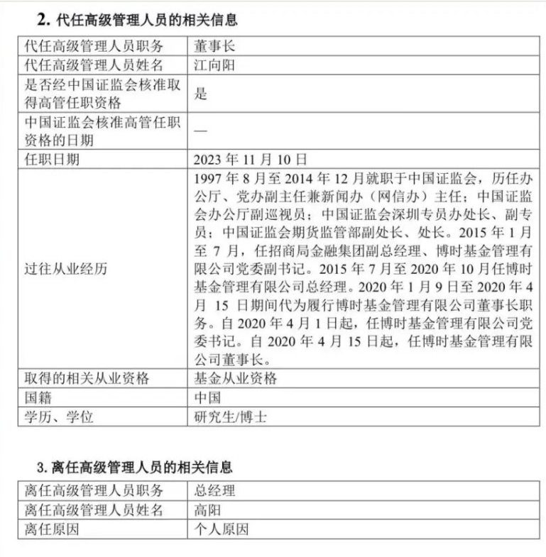 博时基金总经理官宣离职，“老博时人”高阳为何选择再度告别？下一站去哪？