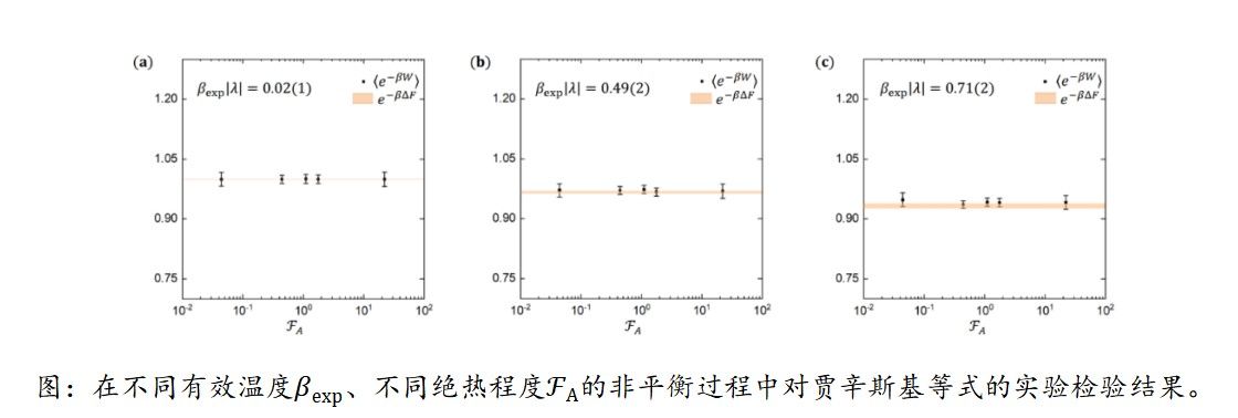 在单自旋量子体系中检验贾辛斯基等式